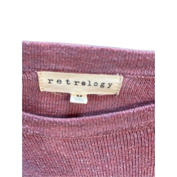 Retrology Women's Pink Pullover Knot Front Sweater Size Medium - Picture 11 of 16